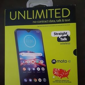 MOTO E Straight Talk phone. Never opened. New with tags!